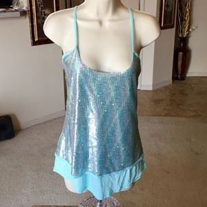 🔥Beautiful Blue Sequin Top